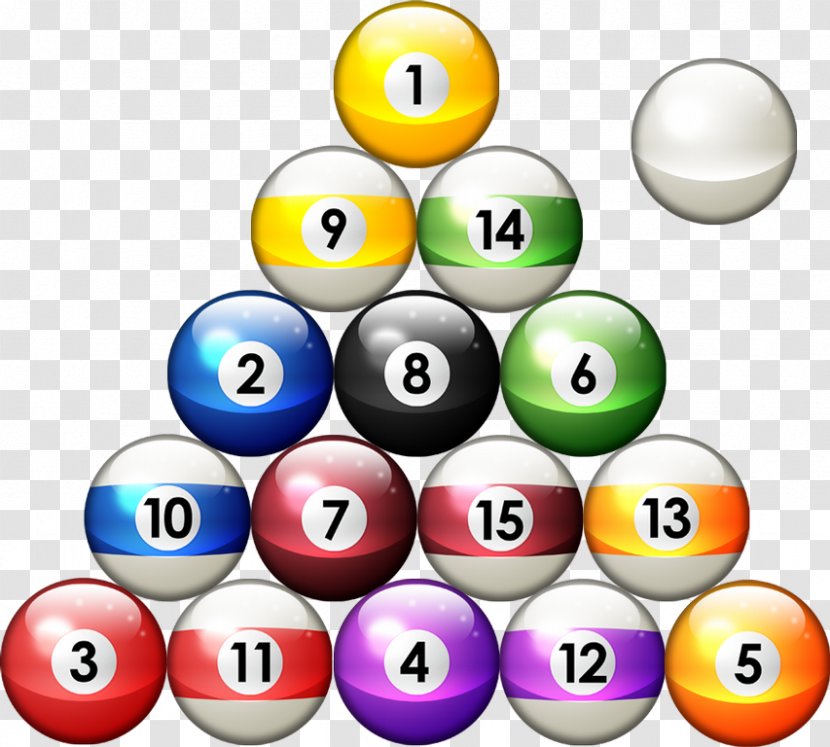 Pool Eight-ball Billiard Ball Rack Table - Eightball - 8 Transparent Image Transparent PNG