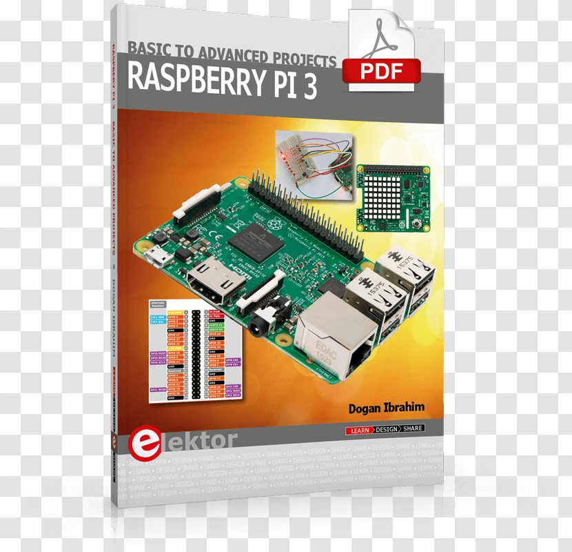 Raspberry Pi 3 Elektor Camera Module Foundation - Electronic Engineering - Computer Transparent PNG