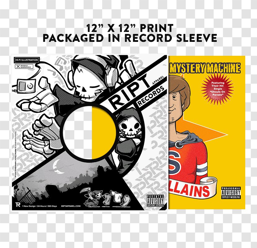 Comics Cartoon Brand - Products Album Cover Transparent PNG