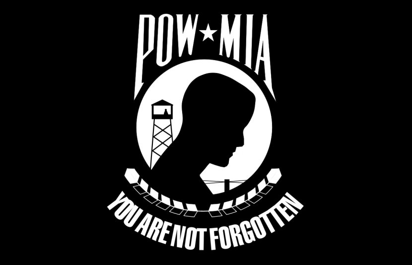 Naval Air Station Cecil Field National League Of Families POW/MIA Flag Prisoner War Recognition Day Vietnam Issue - Powmia - Pow Transparent PNG