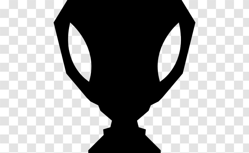 Trophy - Black And White - Head Transparent PNG