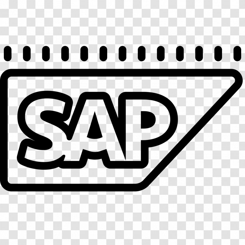 Logo SAP SE ERP - Computer Software - Black Transparent PNG