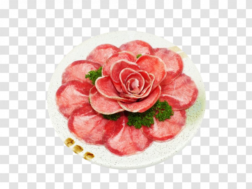 Barbecue Korean Cuisine Ham Bresaola Salami - Red Meat - BBQ Grilled Ox Tongue Transparent PNG