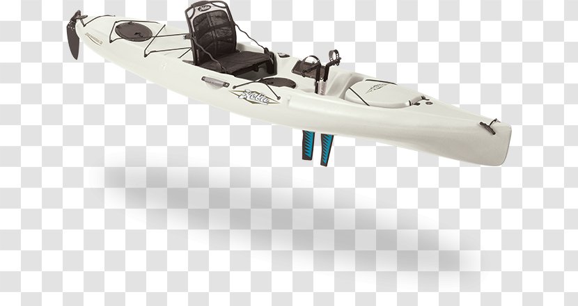 Kayak Fishing Hobie MirageDrive 180 Canoe Outback Steakhouse - Recreational - Rod Carrier Pick Up Transparent PNG