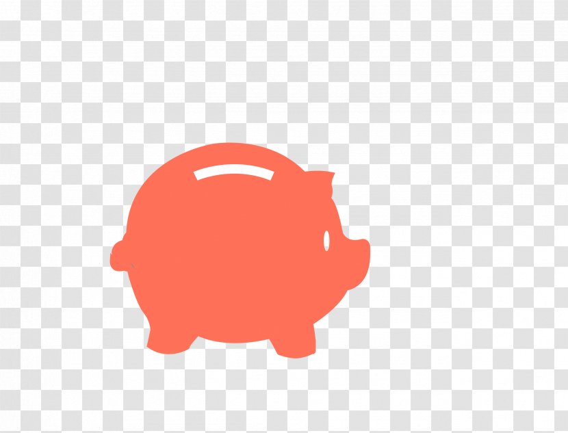 Piggy Bank Cartoon - Show Lo - Vector Red Transparent PNG