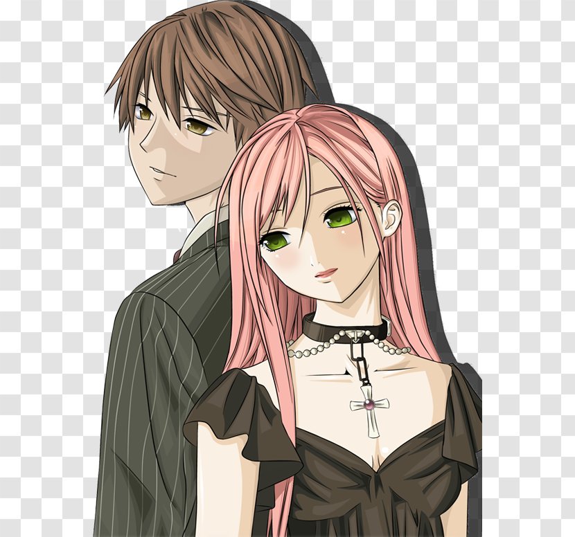 Rosario + Vampire Mizore Shirayuki Tsukune Art - Watercolor - Aono Transparent PNG