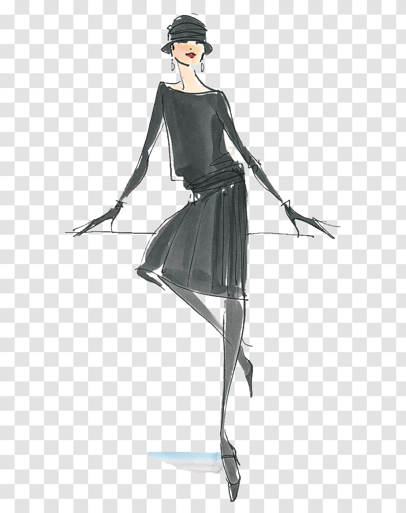 Chanel Fashion Illustration Drawing Design - Watercolor - Women Transparent PNG