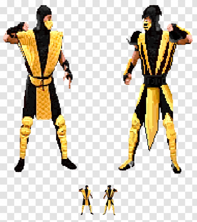 Mortal Kombat II Scorpion Liu Kang Kitana Kombat: Tournament Edition - Action Figure Transparent PNG