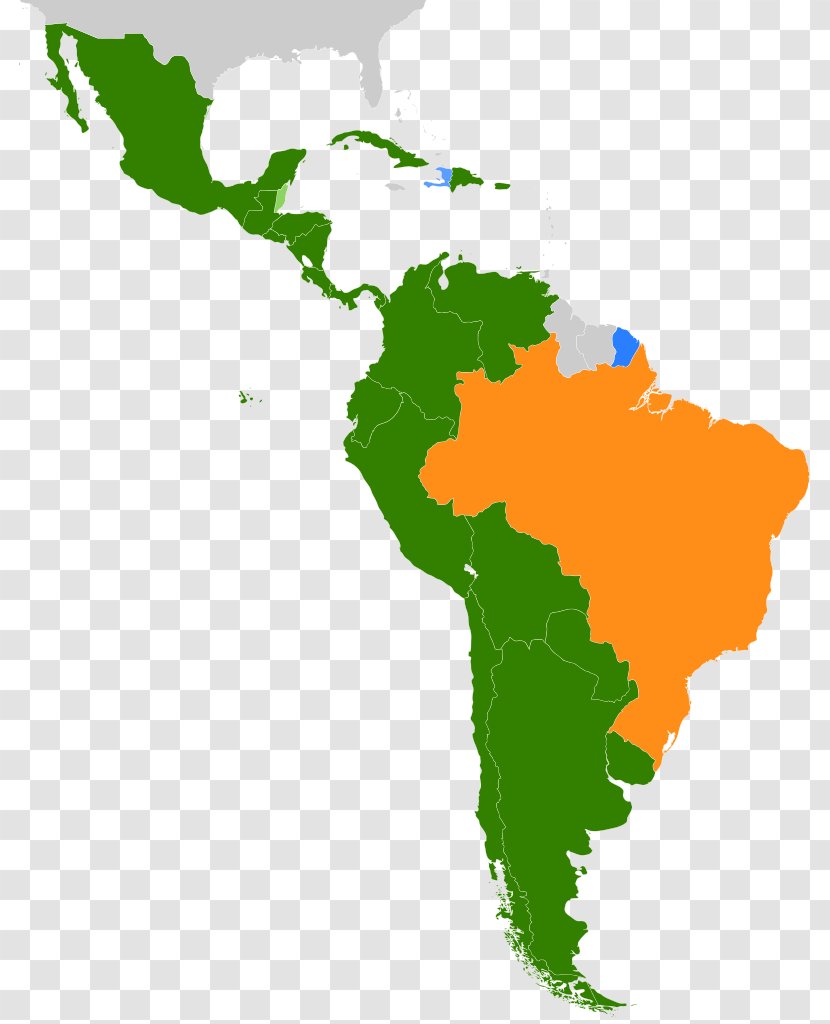 Latin America South Central Caribbean Geography Transparent PNG