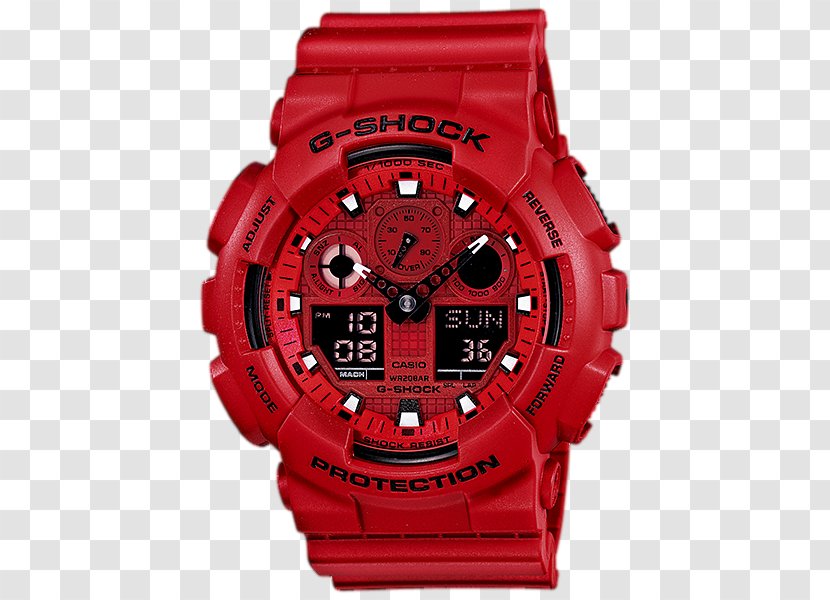 G-Shock GA100 Shock-resistant Watch Casio - Tough Solar Transparent PNG