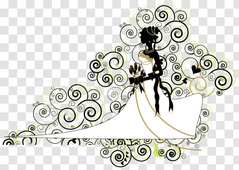 Wedding Invitation Clip Art - Royaltyfree - The Woman Who Wears Transparent PNG