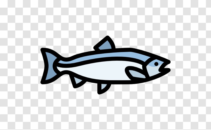Clip Art Salmon - Black And White - Icon Transparent PNG