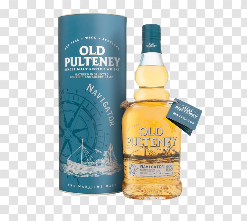 Old Pulteney Distillery Scotch Whisky Whiskey Single Malt - Distilled Beverage - Wine Transparent PNG