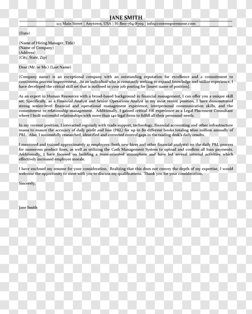 Cover Letter Magic: Trade Secrets Of Professional Resumé Writers Résumé In Human Resources - Template - Teacher Transparent PNG