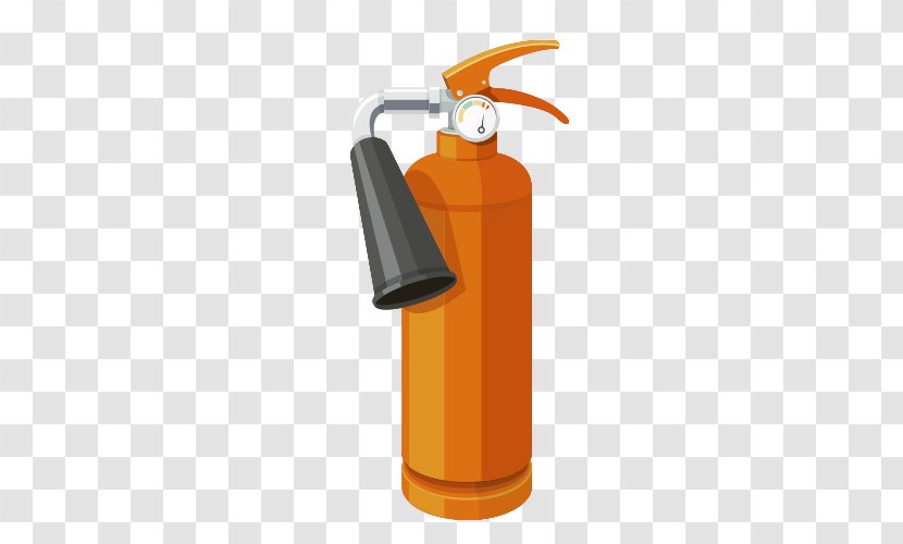 Fire Extinguisher Firefighting Drawing Firefighter - Cartoon Transparent PNG