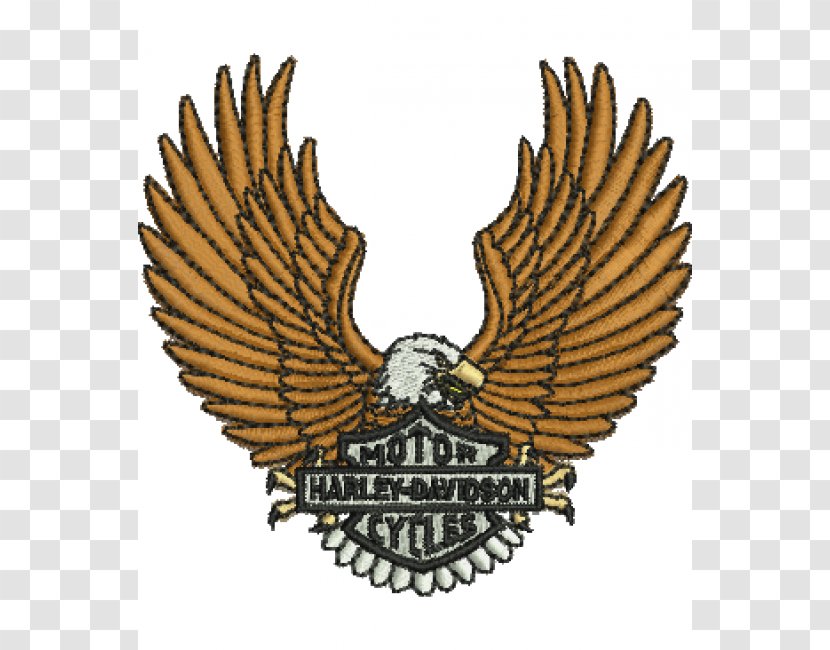 Eagle Harley-Davidson Embroidery Logo - Beak Transparent PNG