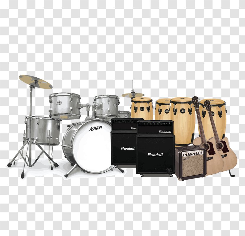 Drum Kits Musical Instruments Tom-Toms - Snare - Silver Bass Trombone Transparent PNG
