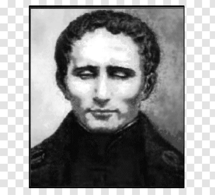 Louis Braille Vision Loss Inventor Disability - Forehead Transparent PNG