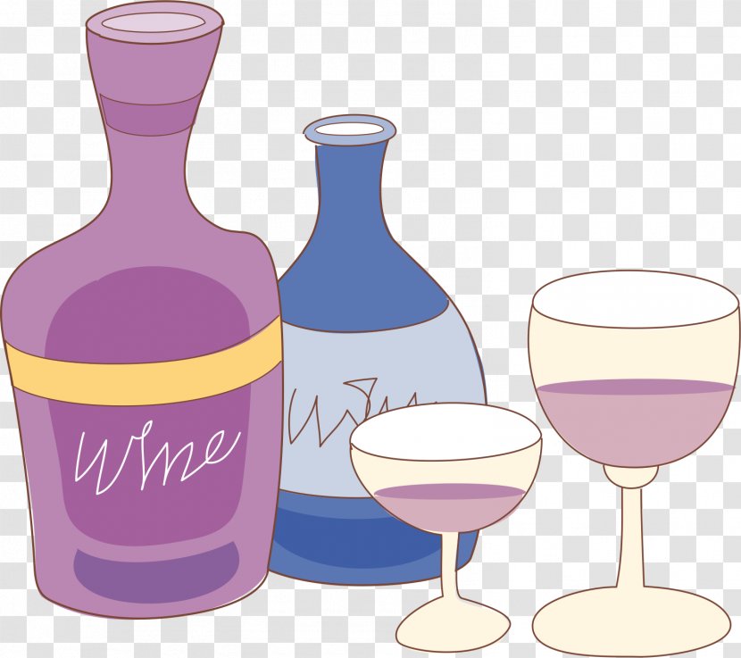Party Birthday Cup - Tableware - Hand-painted Wine Transparent PNG