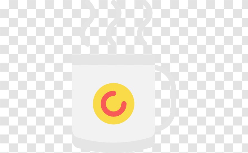Brand Logo Coffee Cup Font - Orange - Design Transparent PNG