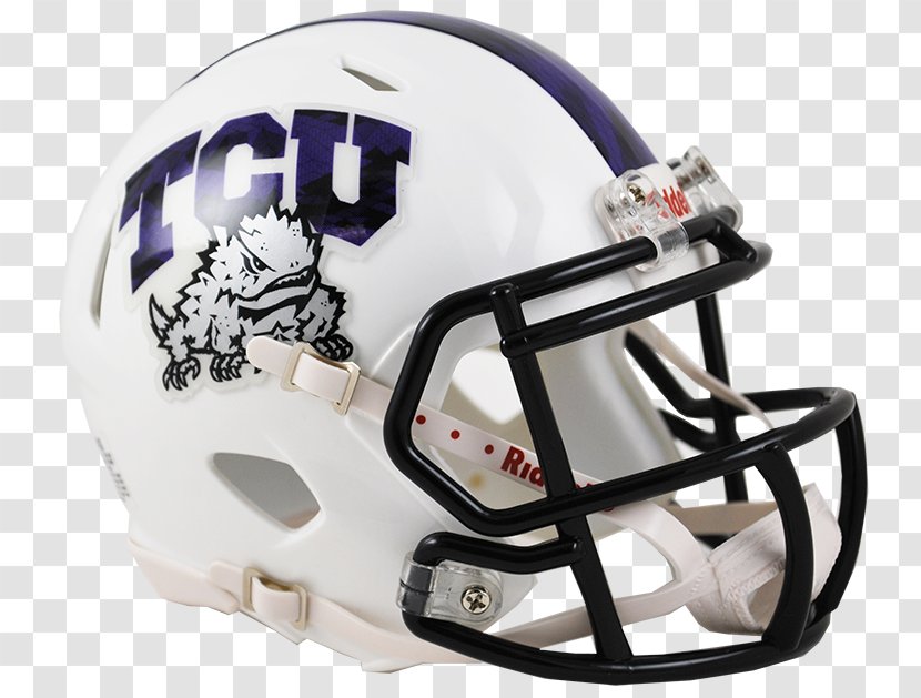 TCU Horned Frogs Football Texas Christian University Men's Basketball Riddell American Helmets - Bicycle Helmet - Tcu Stadium Transparent PNG