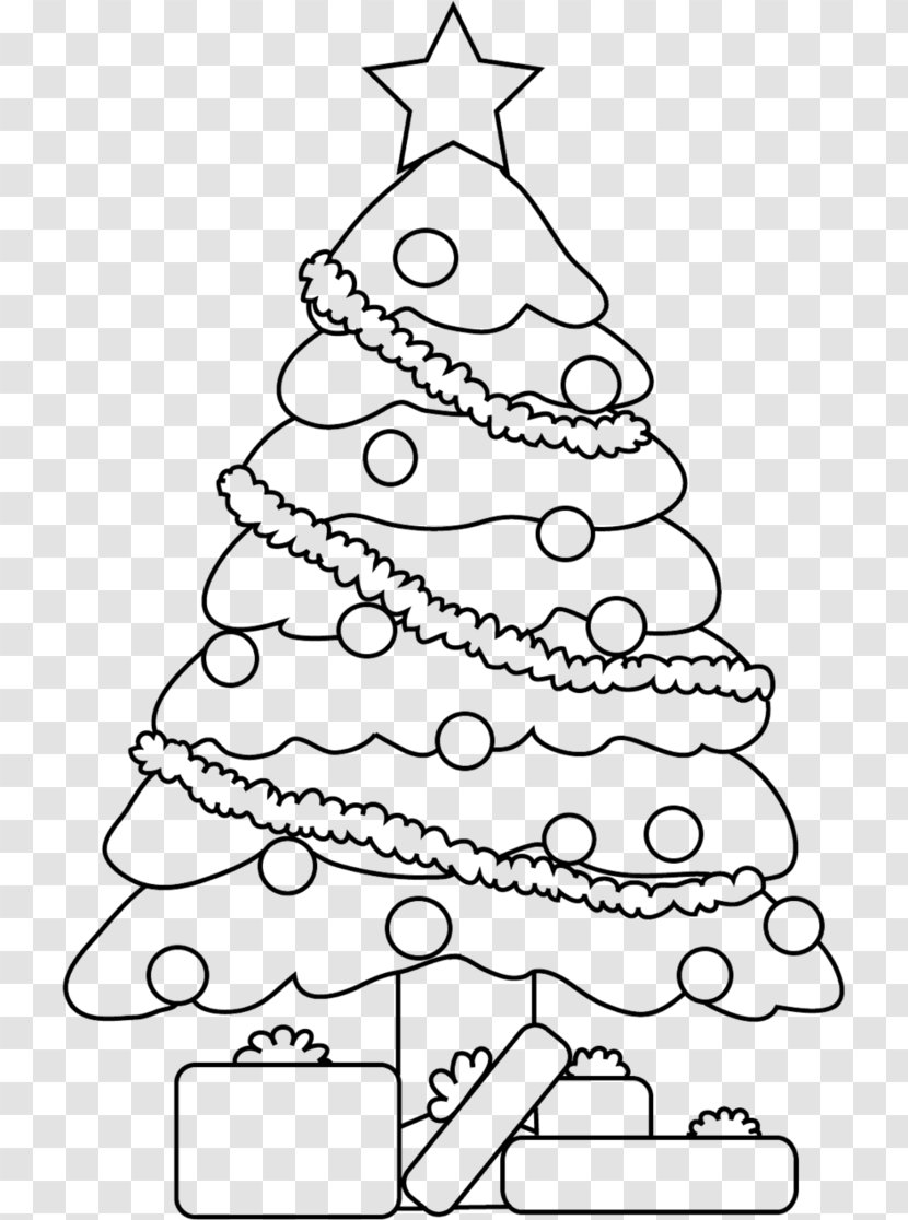 Line Art Drawing Christmas Clip Transparent PNG