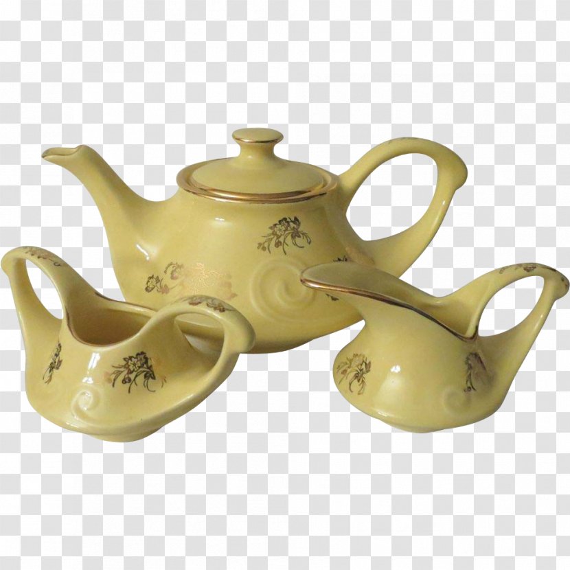 Teapot Tea Set Creamer Pottery - Stovetop Kettle Transparent PNG