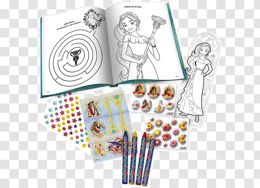 Paper Drawing Coloring Book Lansay France SA - Home Accessories - Elena OF Avalor Transparent PNG