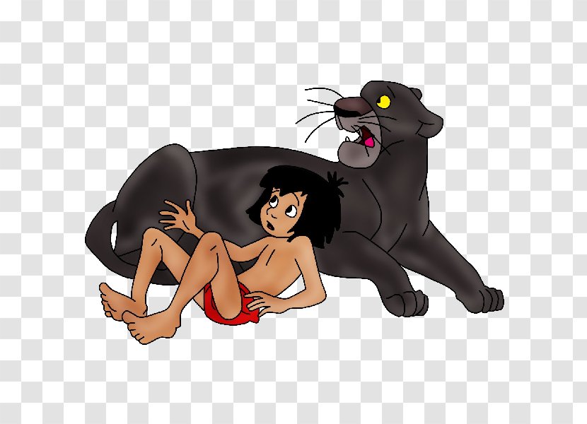 The Jungle Book Bagheera Mowgli Baloo Kaa - Dog Like Mammal Transparent PNG
