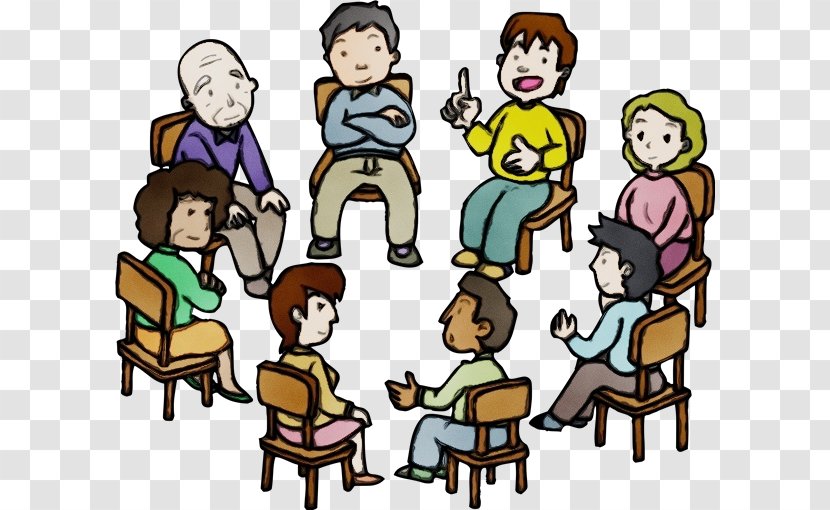 People Social Group Cartoon Clip Art Sharing - Paint - Child Animated Transparent PNG