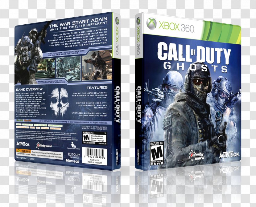 Xbox 360 Call Of Duty: Ghosts World At War WWII - Electronic Device - Playstation 3 Transparent PNG