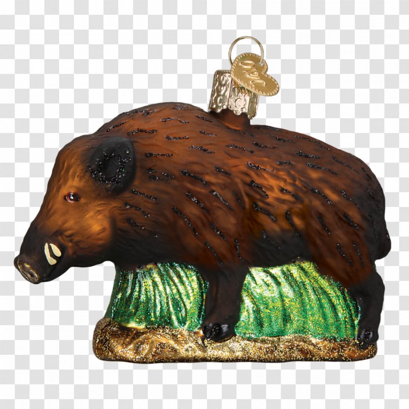 Wild Boar Christmas Ornament Tree Glass - Glassblowing Transparent PNG