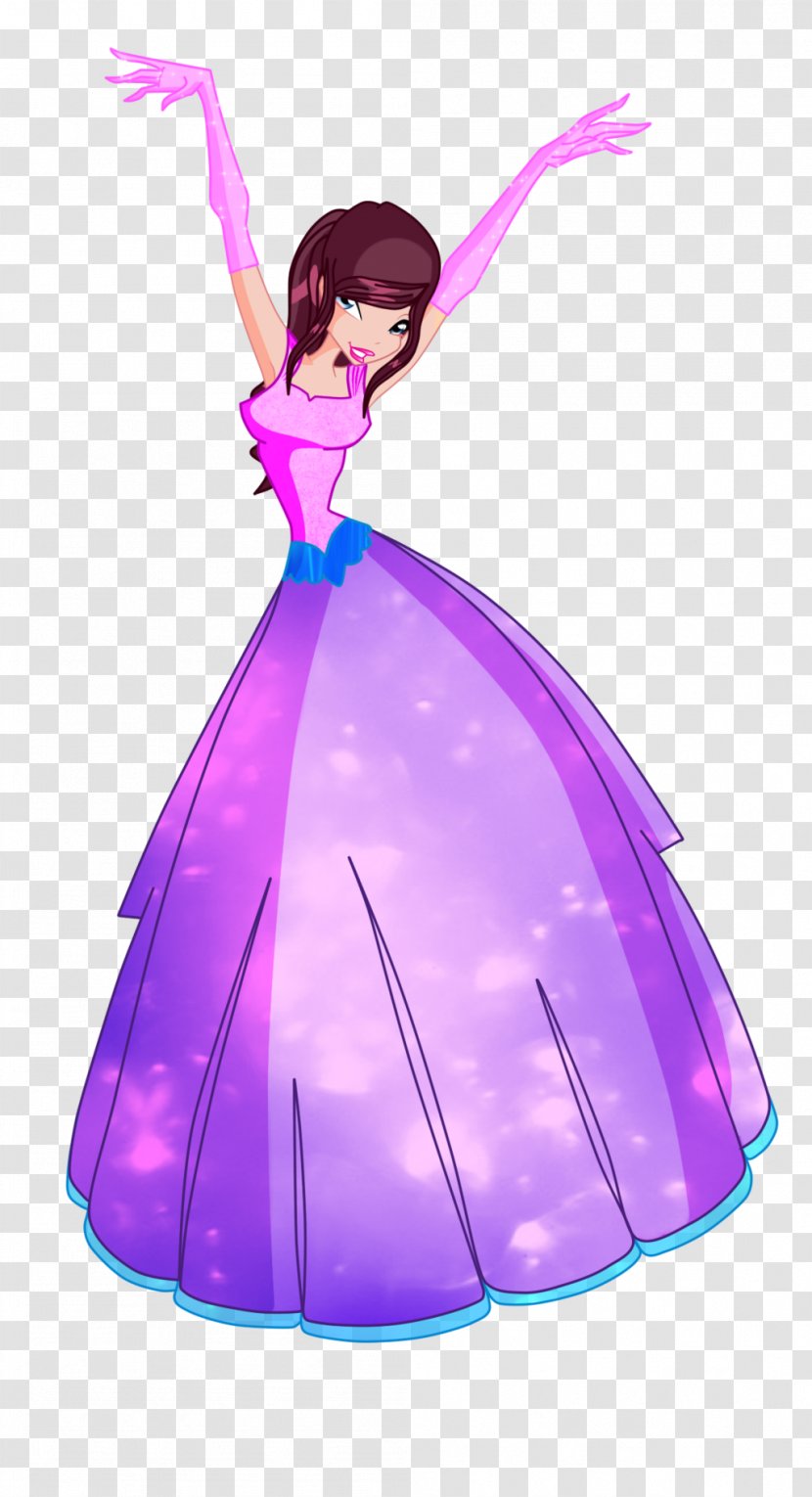 Gown Fairy - Violet - Design Transparent PNG