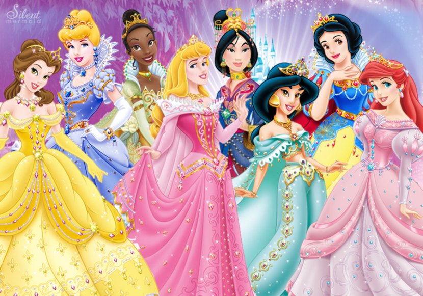Princess Aurora Rapunzel Belle Ariel Cinderella - Princesses Transparent PNG