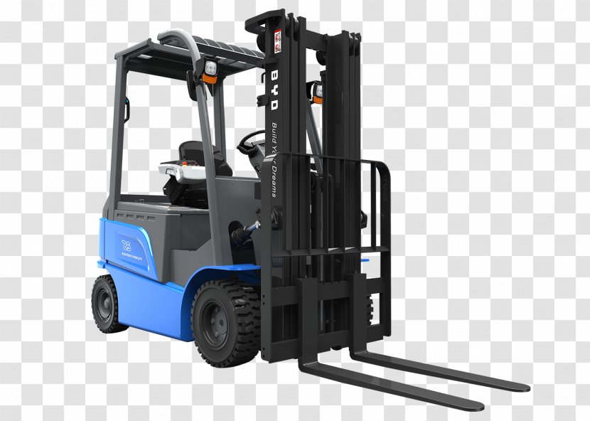 Forklift BYD Auto K9 Electric Vehicle Toyota Material Handling, U.S.A., Inc. - Lithium Iron Phosphate Battery Transparent PNG