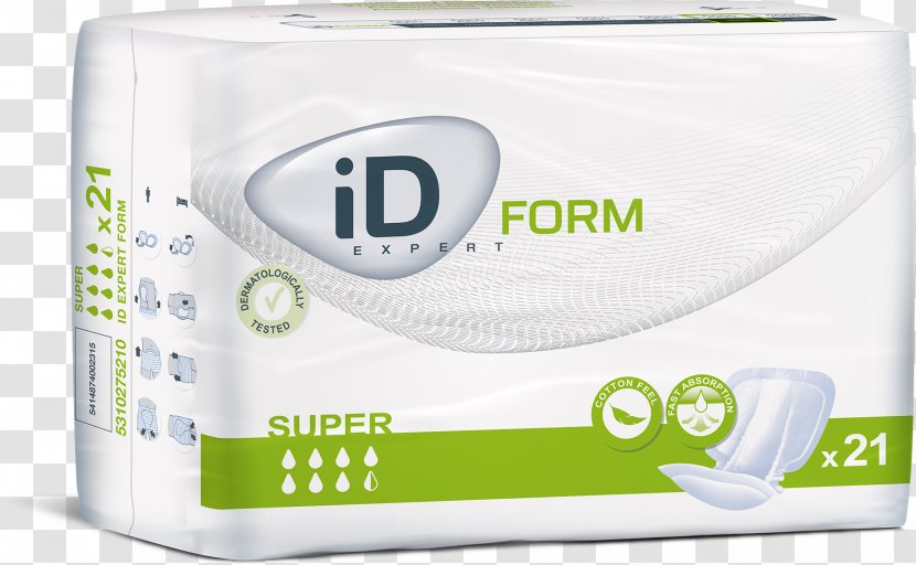 Incontinence Pad Urinary Adult Diaper Form - Super Absorbent Transparent PNG