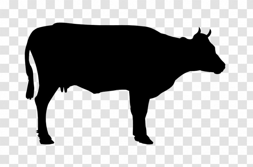 Holstein Friesian Cattle Welsh Black Beef Clip Art - Dairy - Cow Siluete Transparent PNG