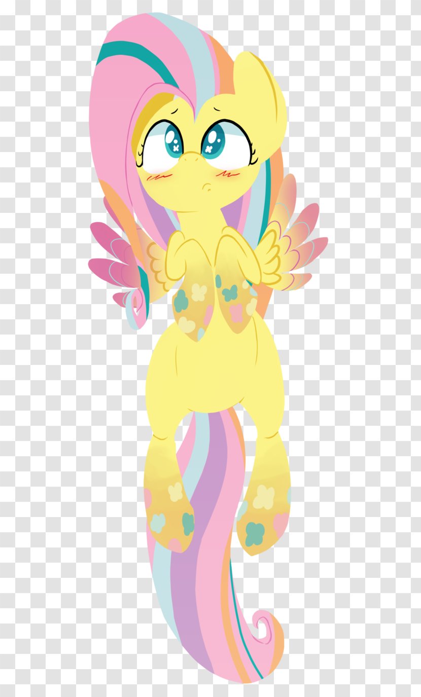 Fluttershy Pinkie Pie Pony Rainbow Dash Rarity - Watercolor - Fluttered Transparent PNG