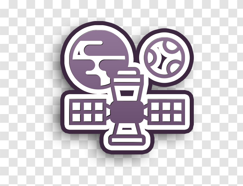 Astronautics Technology Icon Orbit Icon Satellite Icon Transparent PNG