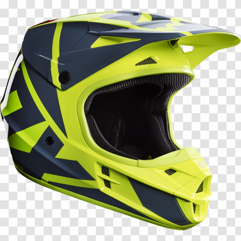Motorcycle Helmets Fox Racing Clothing Motocross - Helmet - Bicycle Transparent PNG