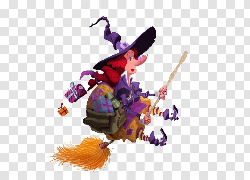The Christmas Witch Befana Santa Claus Drawing Witchcraft - Epiphany Transparent PNG