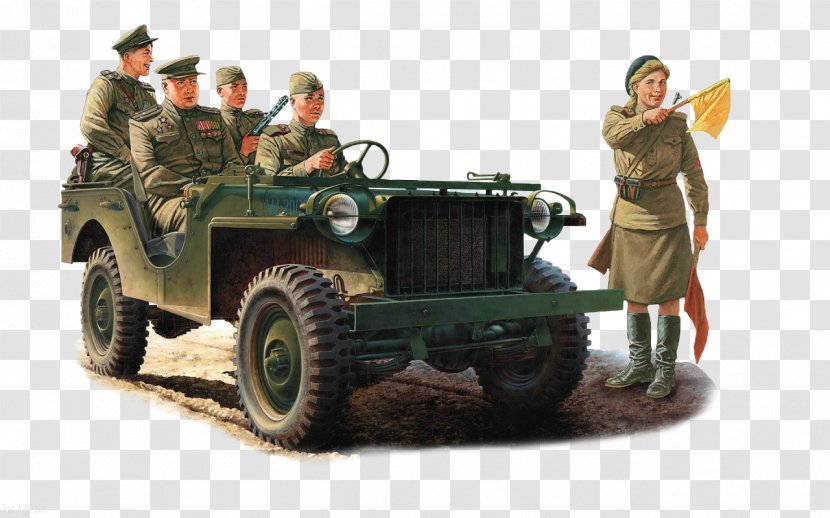 Jeep AIL M325 Command Car Willys MB Vehicle - Mode Of Transport - Stalin Transparent PNG