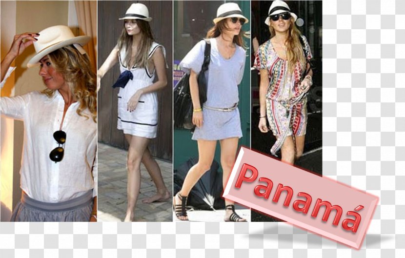 Fashion Panama Hat Fedora Transparent PNG