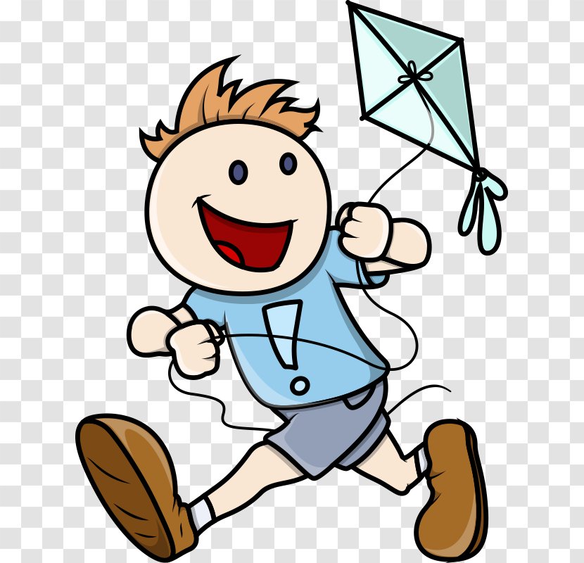 Cartoon Laughter Illustration - Characters,fly A Kite Transparent PNG