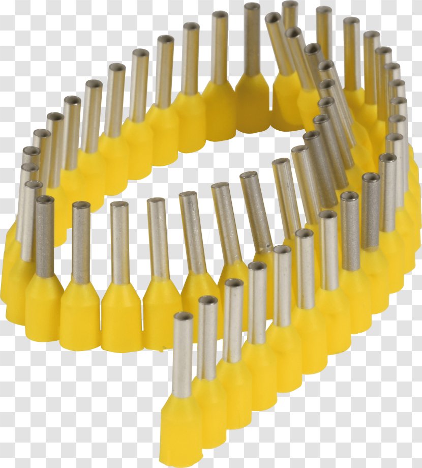 Product Design Angle - Yellow - Cable Ferrules Transparent PNG