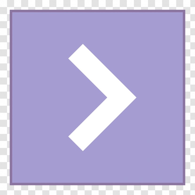 Purple Violet Angle Brand - Triangle - Previous Button Transparent PNG