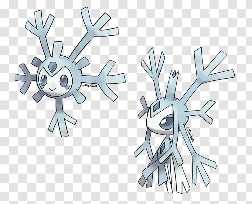 Pokémate Pokémon Crystal X And Y Snowflake - Mammal Transparent PNG