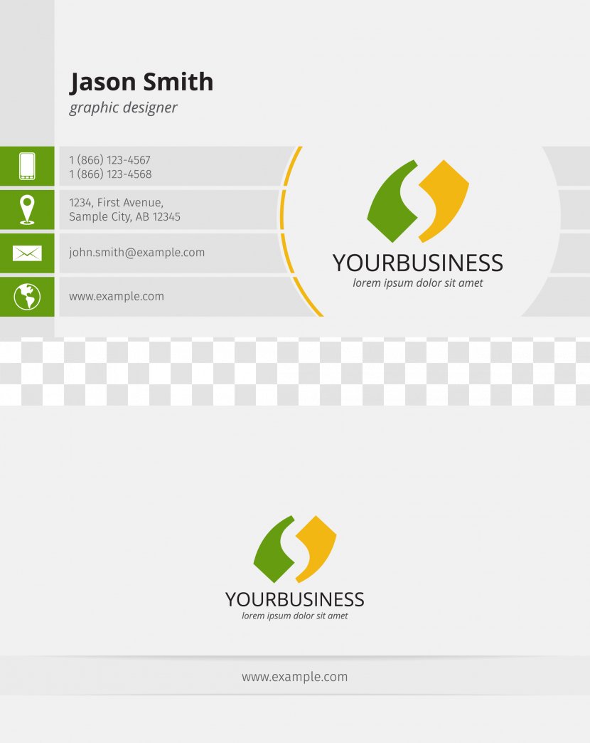 Business Card Design Logo Visiting - Online Advertising Transparent PNG