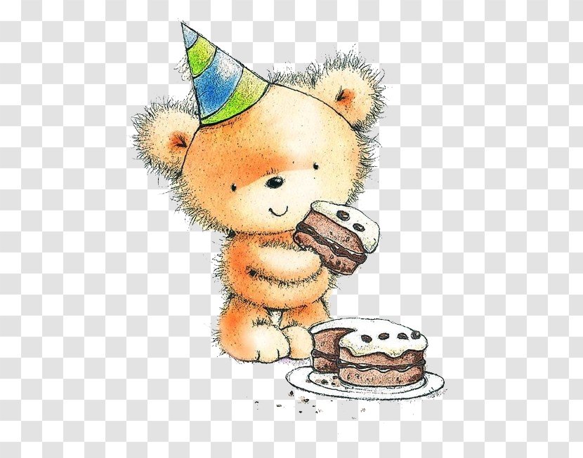 Bear Birthday Cake Clip Art - Tree Transparent PNG