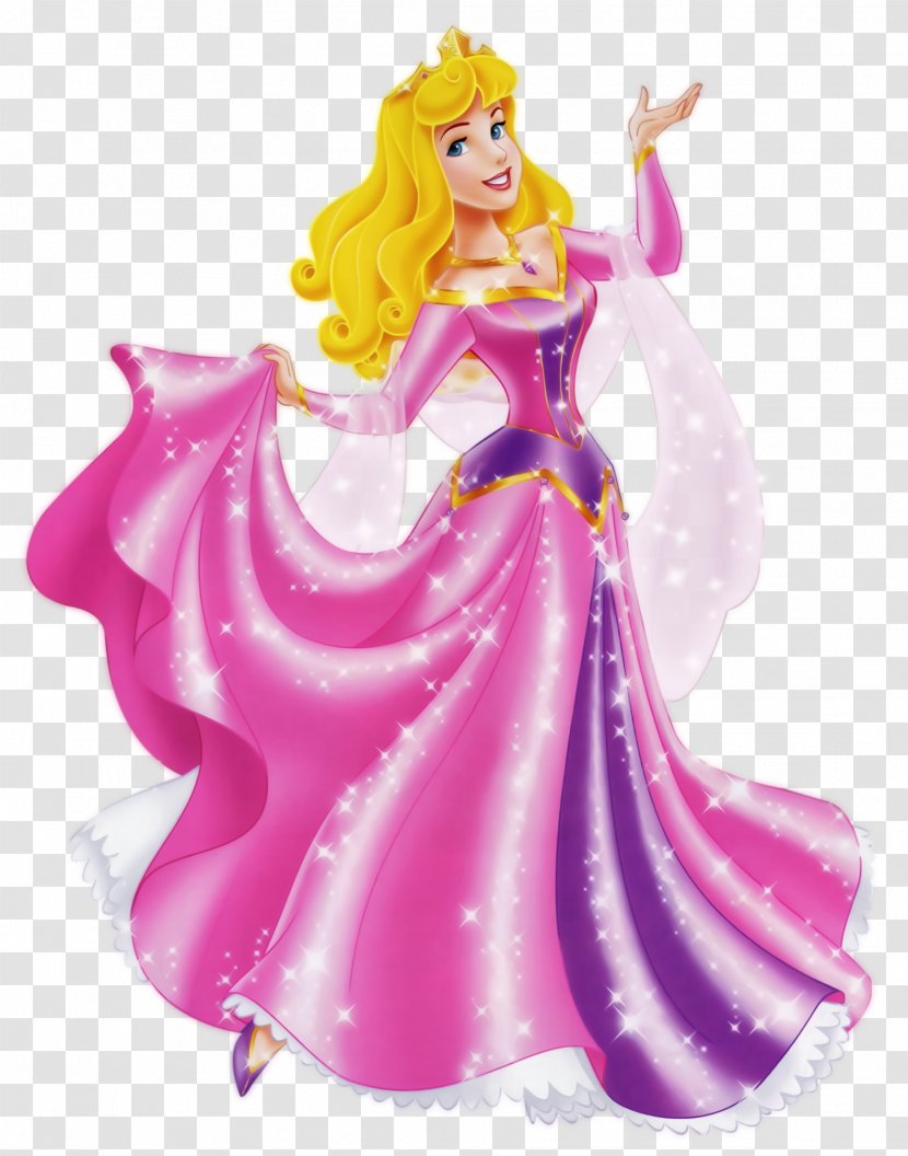 Belle Princess Aurora Cinderella The Sleeping Beauty - Magenta - Transparent Clip Art Image Transparent PNG